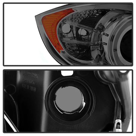 Spyder BMW E90 3-Series 06-08 (4 dr) Proj LED Halo Amber Reflctr Rplc 