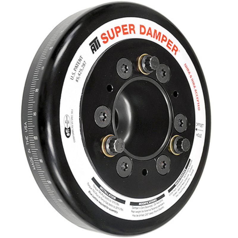 ATI Damper - 7.074in - Alum LW - Honda K20 - Race Only - No Belt Drive