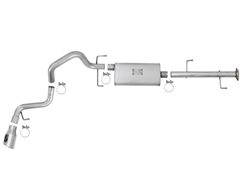 aFe Scorpion 2-1/2in Alum Steel Cat-Back Exhaust w/ Polished Tips 07-1