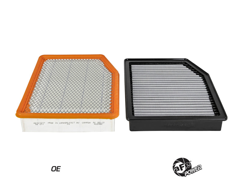 aFe MagnumFLOW Pro DRY S OE Replacement Filter 2019 GM Silverado/Sierr