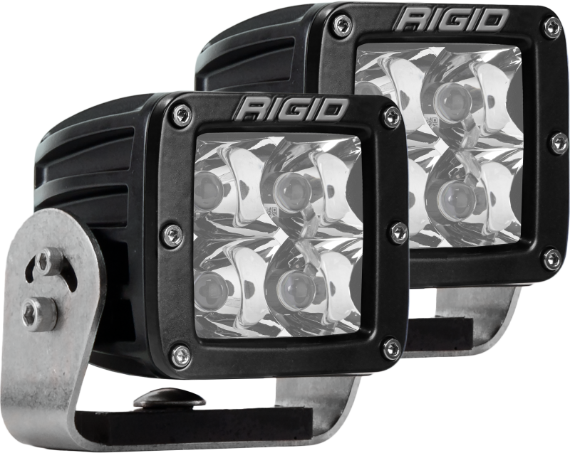 Rigid Industries Dually HD Black- Spot Set of 2 - Rigid Industries