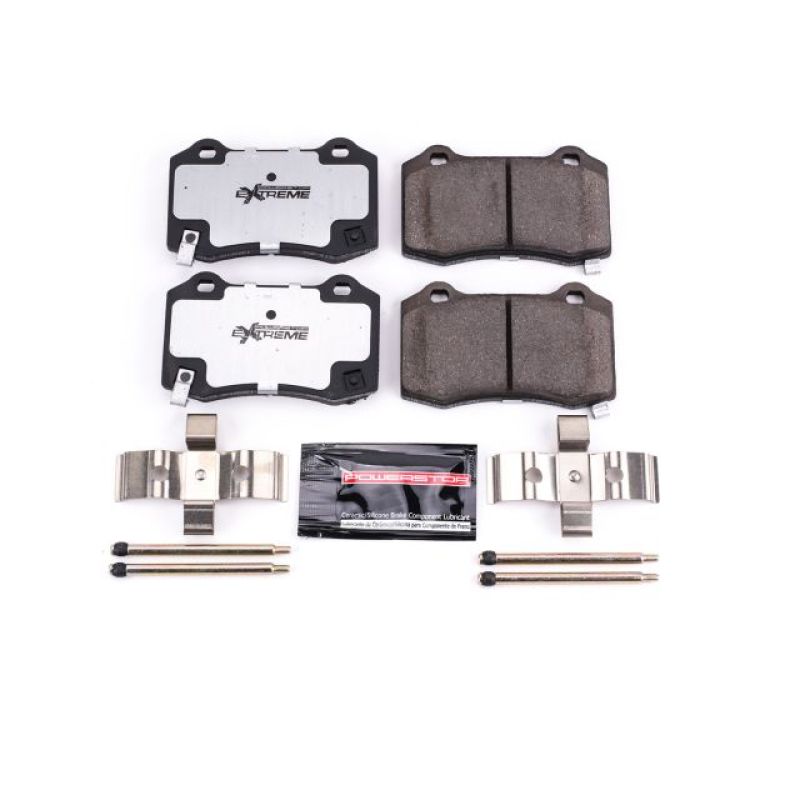 Power Stop 04-07 Cadillac CTS Rear Z26 Extreme Street Brake Pads w/Har