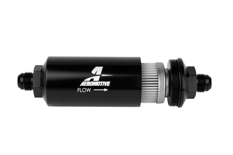 Aeromotive In-Line Filter - (AN -08 Male) 100 Micron Stainless Steel E