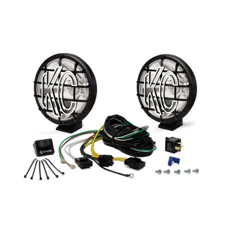 KC HiLiTES Apollo Pro 6in. Halogen Light 100w Fog Beam (Pair Pack Syst