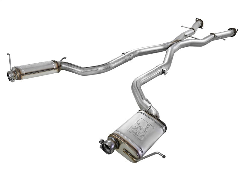 aFe MACHForce XP Cat-Back Exhaust Stainless No Tips 12-15 Jeep Grand C
