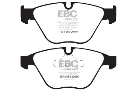 EBC 13+ BMW X1 2.0 Turbo (28i) Yellowstuff Front Brake Pads
