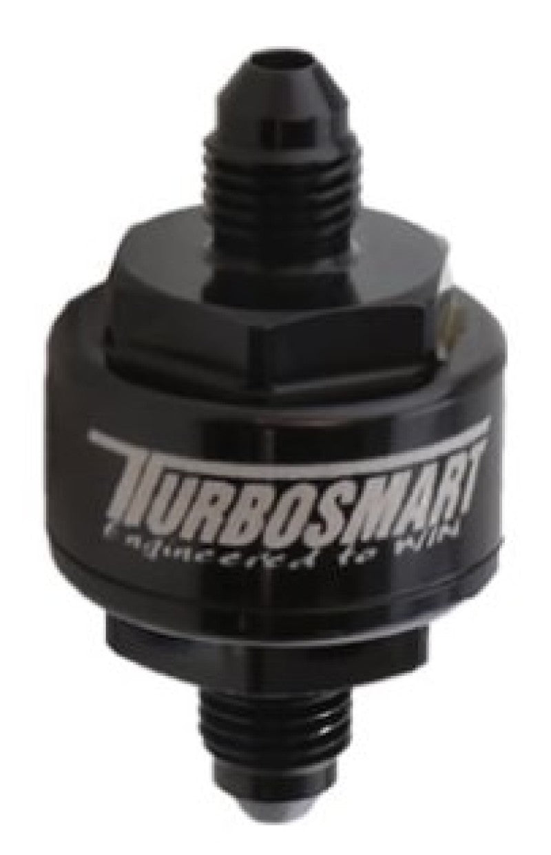 Turbosmart Billet Turbo Oil Feed Filter w/ 44 Micron Pleated Disc AN-3