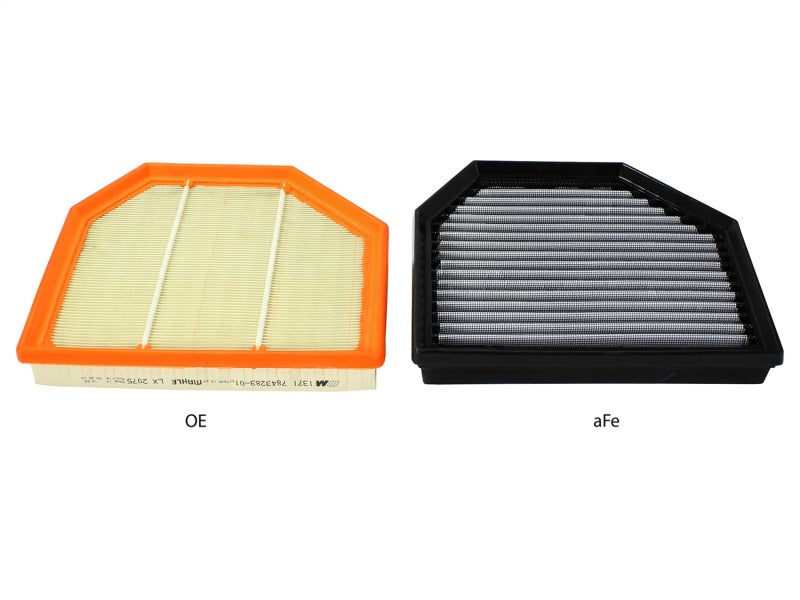 aFe MagnumFLOW OEM Replacement Air Filter PRO Dry S 2015 BMW M3/M4 (F8