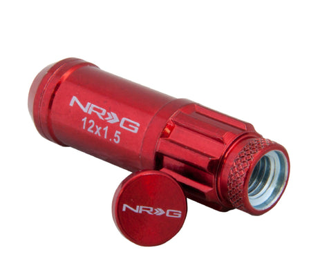 NRG 700 Series M12 X 1.5 Steel Lug Nut w/Dust Cap Cover Set 21 Pc w/Lo