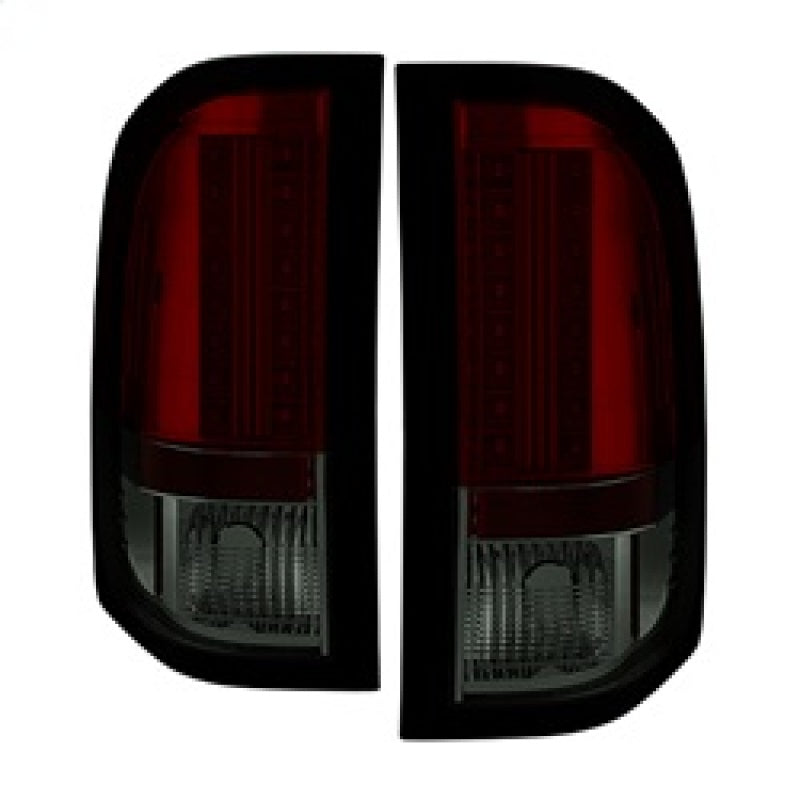 Spyder Chevy Silverado 07-13 LED Tail Lights Red Smoke ALT-YD-CS07-LED