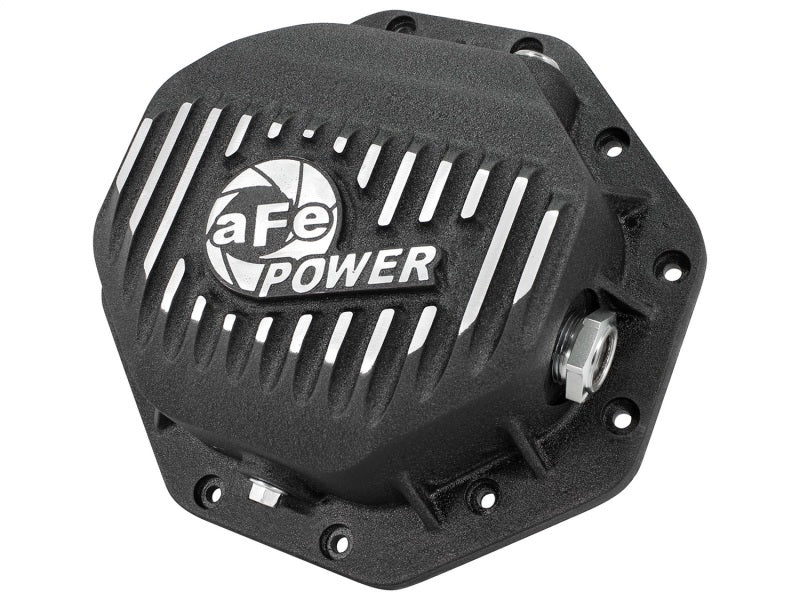 AFE Rear Differential Cover (Black Machined; Pro Series); Dodge/RAM 94