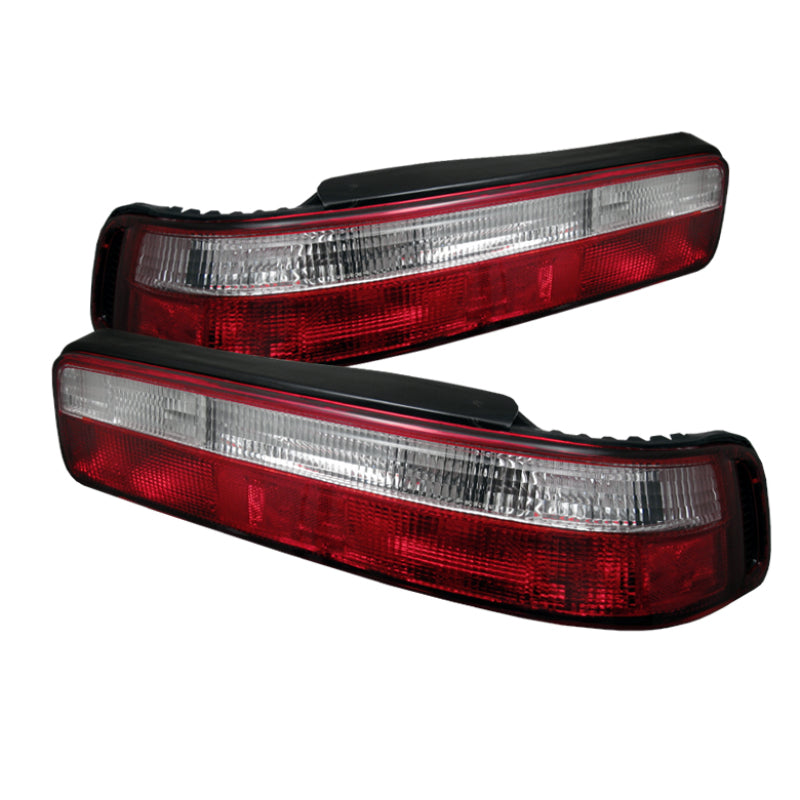 Spyder Acura Integra 90-93 2Dr Euro Style Tail Lights Red Clear ALT-YD