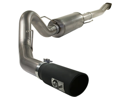 aFe MACHForce XP Exhaust Cat-Back SS-409 4in Black Tip 11-12 Ford F-15