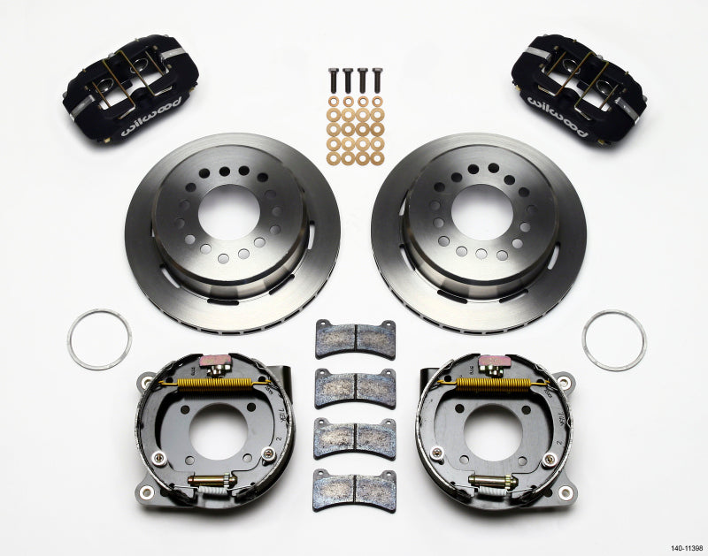 Wilwood Dynapro Low-Profile 11.00in P-Brake Kit Chevy 12 Bolt 2.75in Off w/ C-Clips
