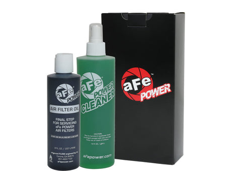 aFe Air Filter Restore Kit (8oz Squeeze Oil & 12oz Spray Cleaner) - Bl