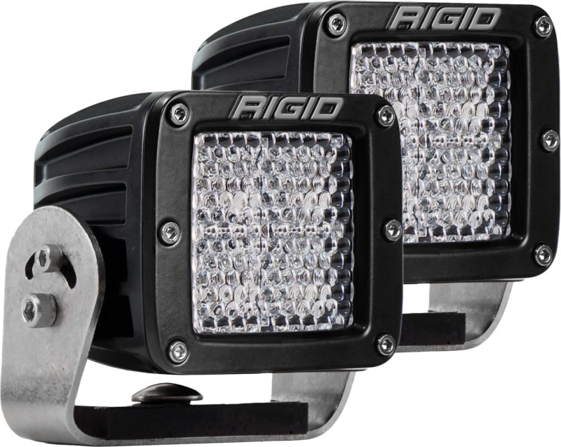 Rigid Industries Dually HD Black- 60 Deg. Lens - Set of 2 - Rigid Industries