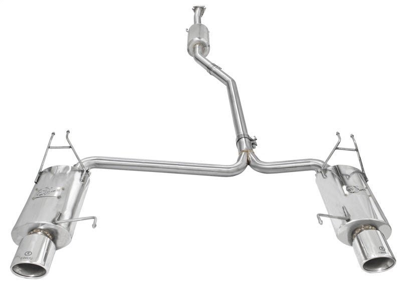 aFe Takeda Exhaust 2.25in to 2in Dia 304SS Cat-Back w/Polished Tips 08