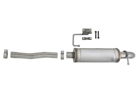 aFe Rock Basher 3in 409 SS Cat-Back Turn-Down Exhaust 12-18 Jeep Wrang