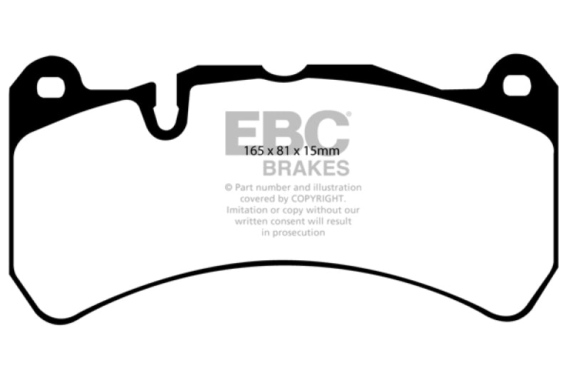 EBC 07-08 Ferrari 430 Scuderia 4.3 Bluestuff Front Brake Pads