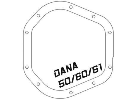 afe Front Differential Cover (Raw; Street Series); Ford Diesel Trucks 
