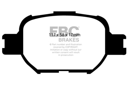 EBC 04-10 Scion TC 2.4 Yellowstuff Front Brake Pads