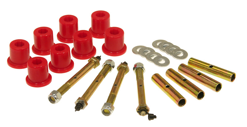 Prothane 76-86 Jeep CJ5/7/8 Front Shackle Bushings - Red