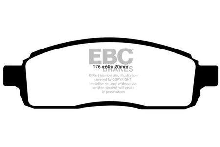 EBC 04 Ford F150 4.2 (2WD) 6 Lug Greenstuff Front Brake Pads