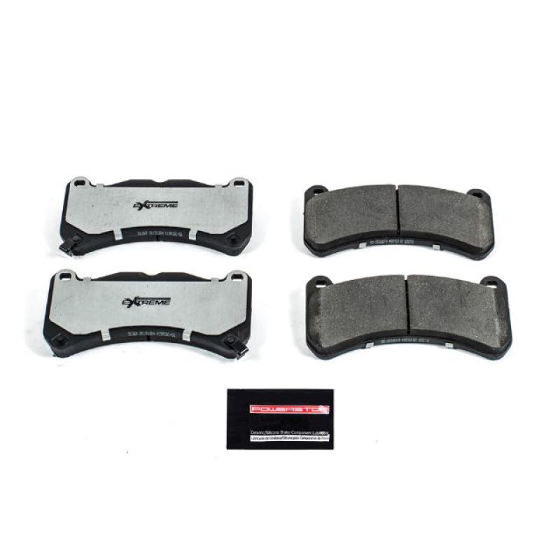 Power Stop 13-14 Ford Mustang Front Z26 Extreme Street Brake Pads w/Ha
