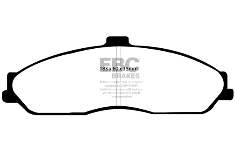 EBC 03-04 Cadillac XLR 4.6 Bluestuff Front Brake Pads