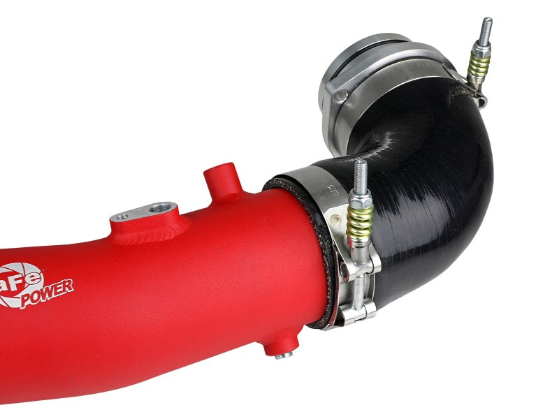 aFe 2020 Toyota Supra 3.0L 3in Red Intercooler Tube - Hot