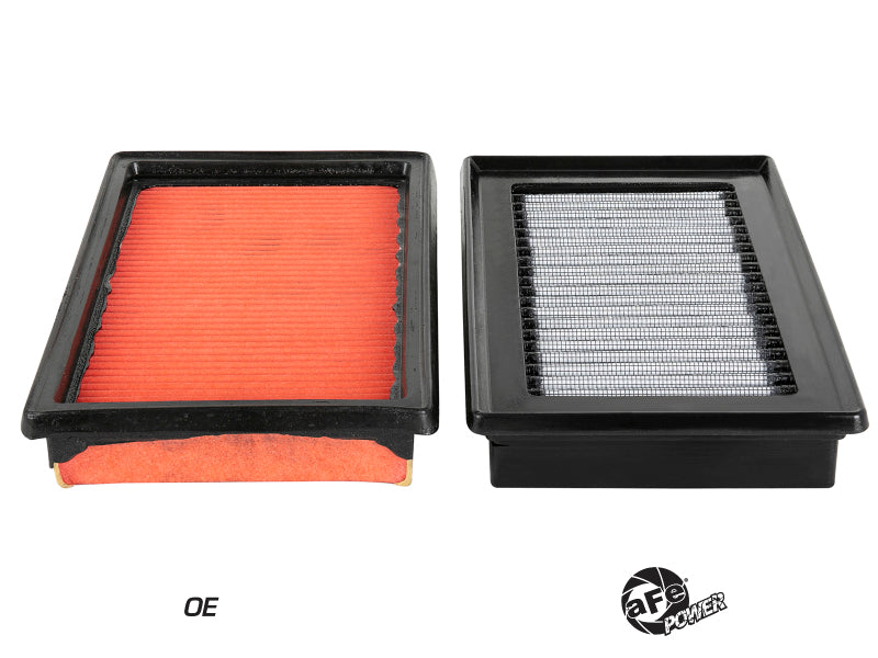 aFe Magnum FLOW Pro DRY S OE Replacement Filter (Pair) 14-19 Infiniti 
