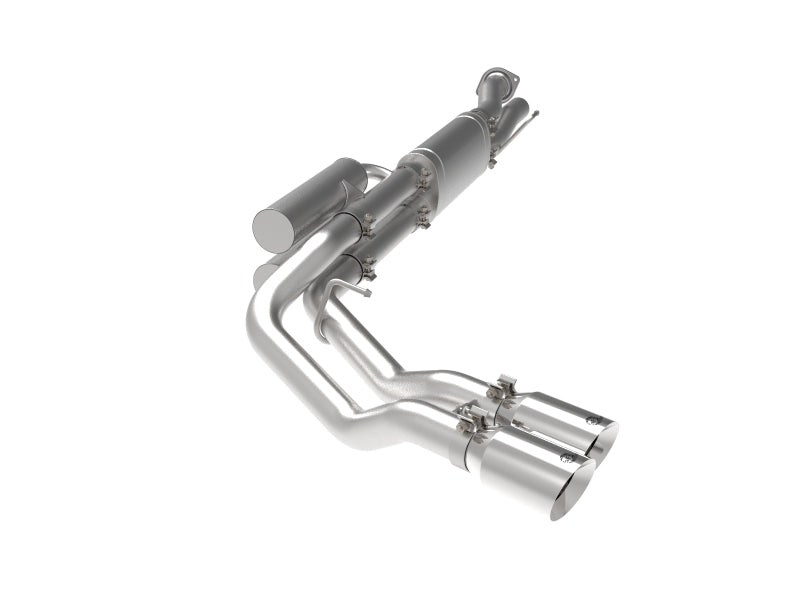 aFe Rebel Series 3in 409 SS Cat-Back Exhaust w/ Polish Tips 17-20 Ford