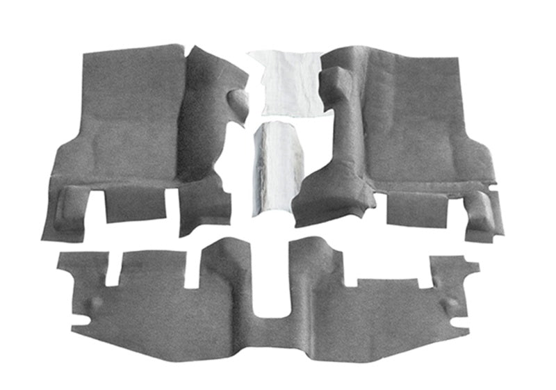 BedRug 97-06 Jeep TJ Front 3pc BedTred Floor Kit w/Center Console - In