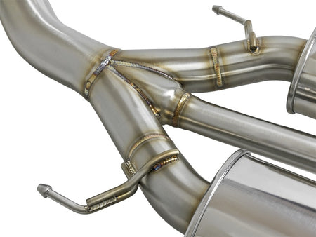 aFe Takeda 3in 304 SS Cat-Back Exhaust w/ Tri-Polished Tips 17-18 Hond