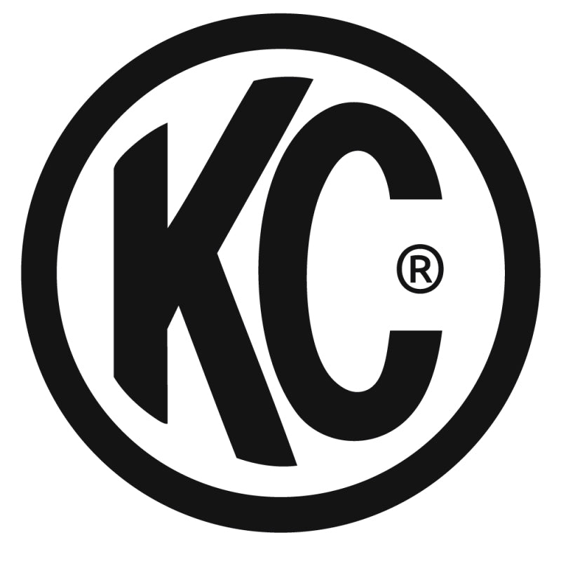 KC HiLiTES 6in. Round Hard Cover for Daylighter/SlimLite/Pro-Sport (Si - KC HiLiTES