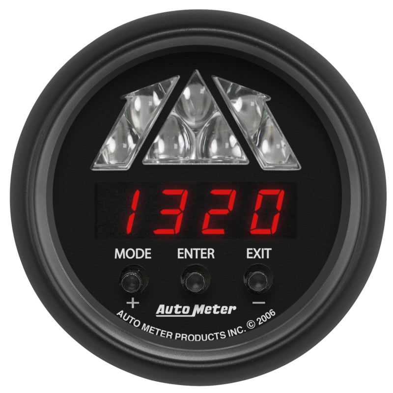 Autometer Z-Series 2-1/16in Tachometer Digital 16000 RPM w/ LED Shift 