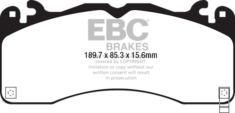 EBC 2015+ Ford Mustang (6Th Gen) 2.3L Turbo (GT Package) Bluestuff Fro