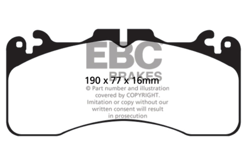 EBC 09+ Lexus LS460 4.6 Sport Redstuff Front Brake Pads