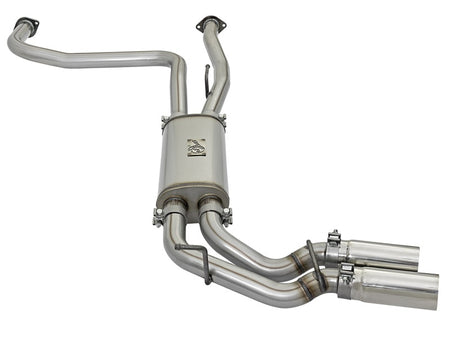 aFe Rebel Series 3in SS Cat-Back Exhaust System w/ Polished Tip 04-15 