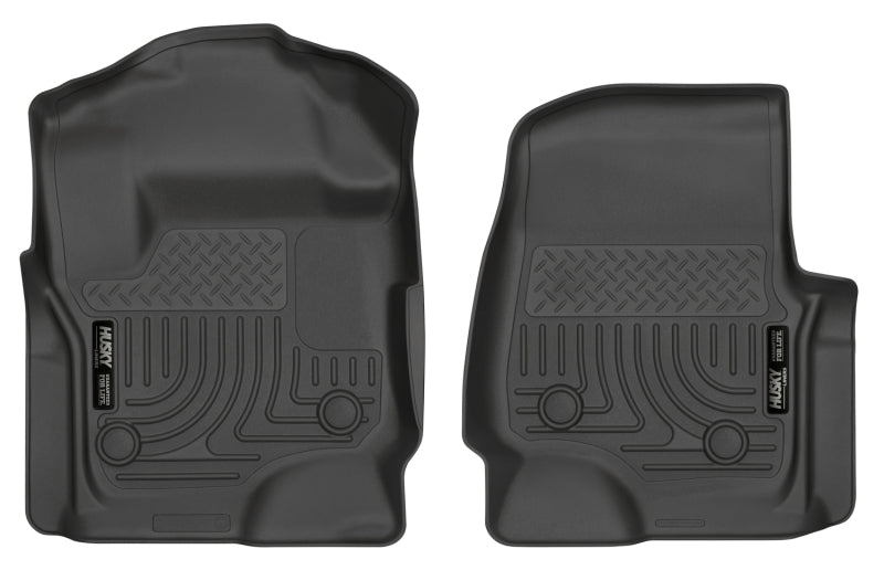 Husky Liners 17 Ford F-250 Super Duty SuperCab WeatherBeater Black Flo