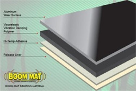 DEI Boom Mat Damping Material - 12in x 12-1/2in (2mm) - 2.1 sq ft - 2 