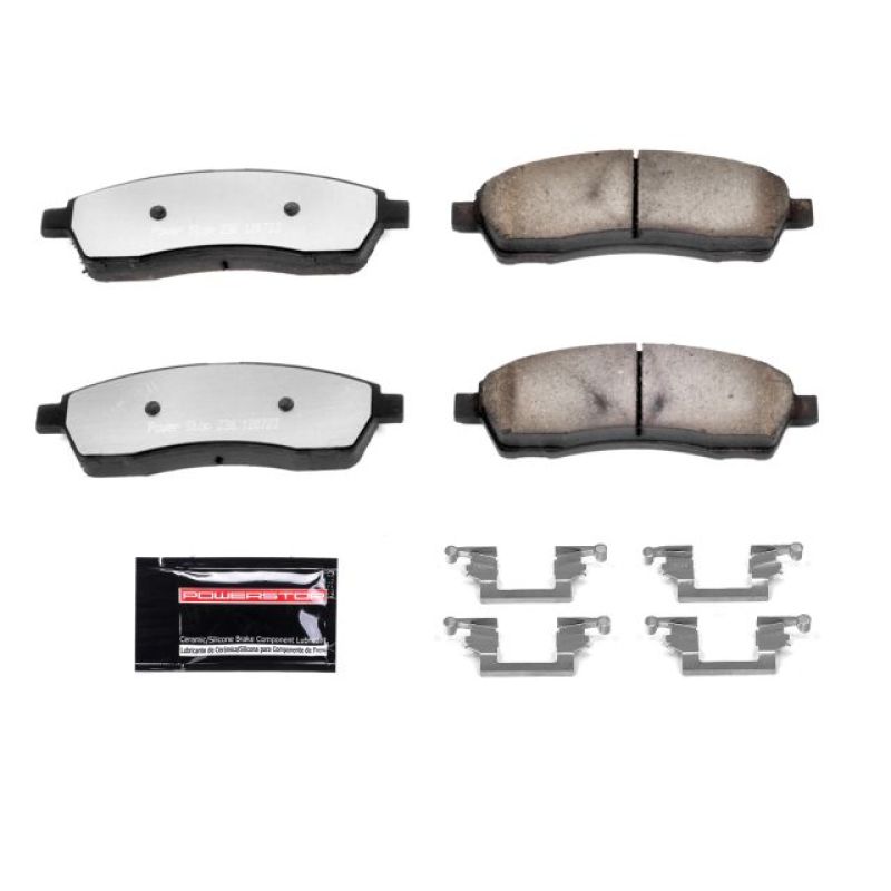 Power Stop 00-05 Ford Excursion Rear Z36 Truck & Tow Brake Pads w/Hard