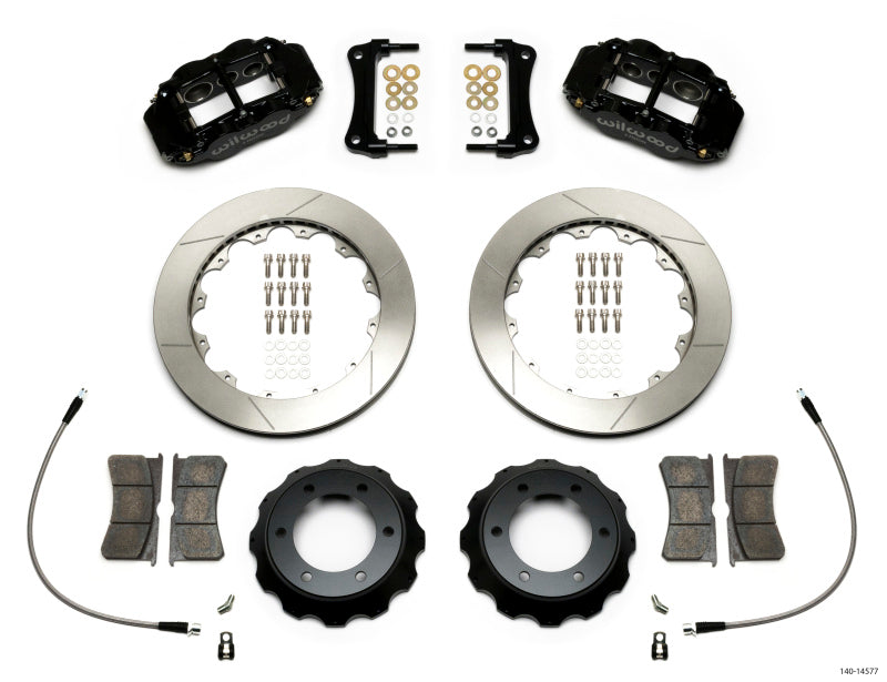 Wilwood Narrow Superlite 6R Front Kit 12.88in Slotted Rotor w/ Lines 05-15 Toyota Tacoma