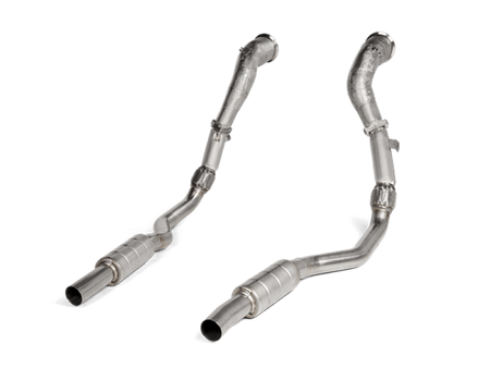 Akrapovic 2020 Audi RS6 Avant (C8) DownPipe (SS) w/Link Pipe Set (Does