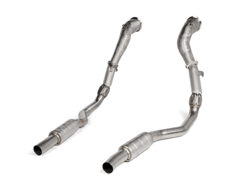 Akrapovic 2020 Audi RS6 Avant (C8) DownPipe (SS) w/Link Pipe Set (Does