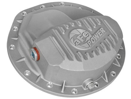 afe Front Differential Cover (Raw; Street Series); Dodge Diesel Trucks