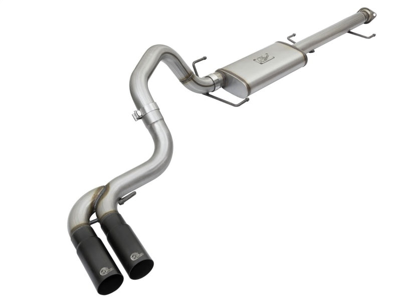 aFe Rebel Series 3in Stainless Steel Cat-Back Exhaust System w/Black T