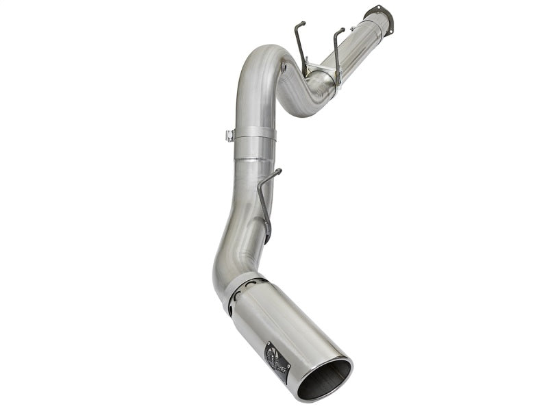 aFe ATLAS 5in DPF-Back Alum Steel Exhaust System w/Polished Tip 2017 F