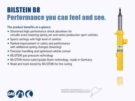 Bilstein B8 Performance Plus 12-14 Bmw 328I / 13-15 320I Rear Monotube - Bilstein