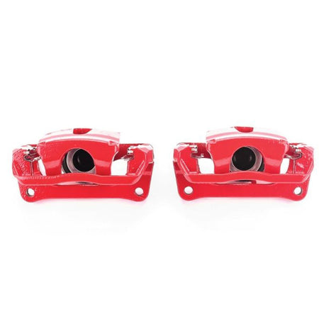 Power Stop 12-17 Ford F-150 Rear Red Calipers w/Brackets - Pair